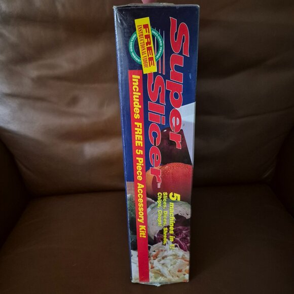 Vintage Super Slicer As Seen On TV - 5 Machines In 1 - NEW SEALED IN BOX! - Picture 4 of 7
